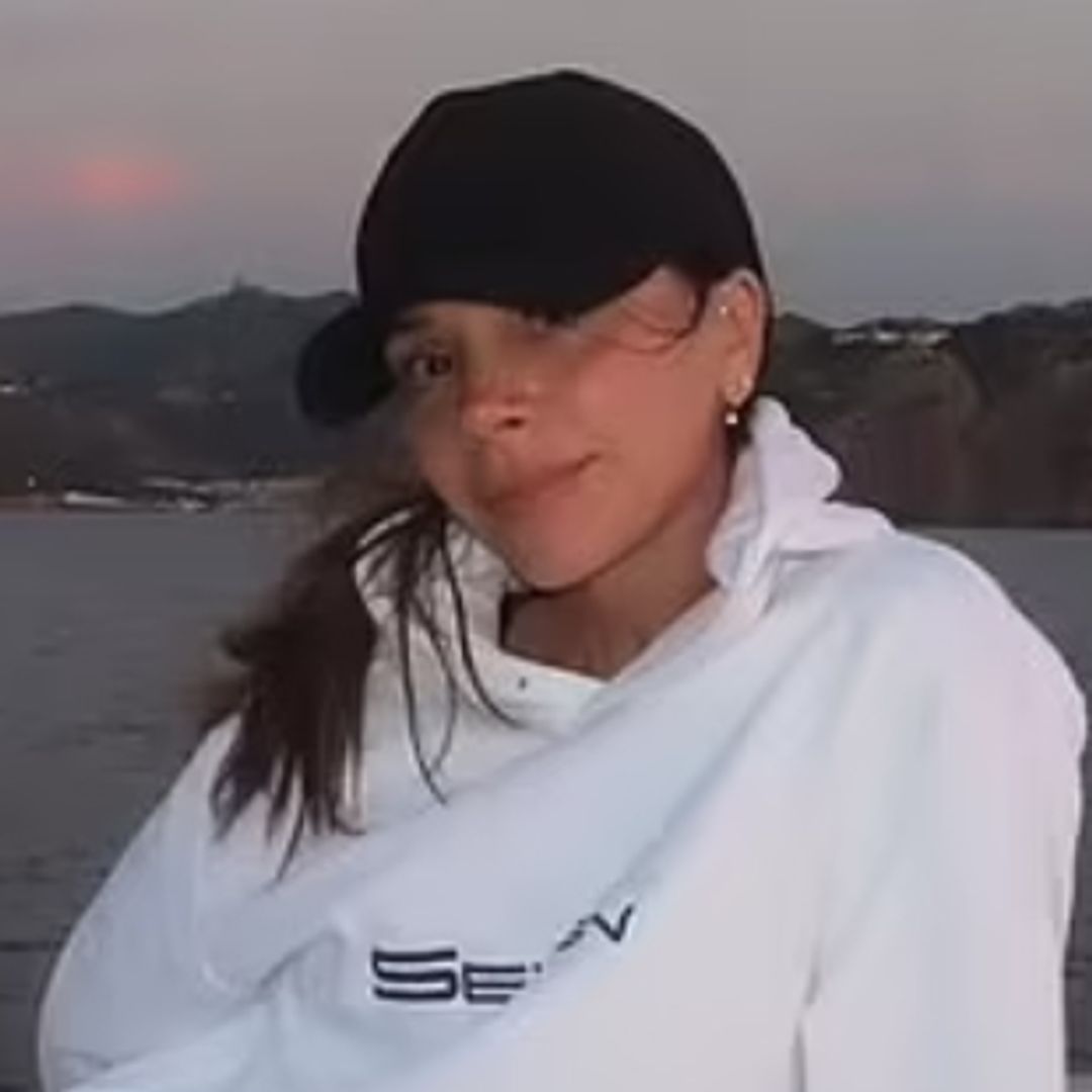 Harper Beckham looks just like mum Victoria in £16 million yacht photo with brother Romeo