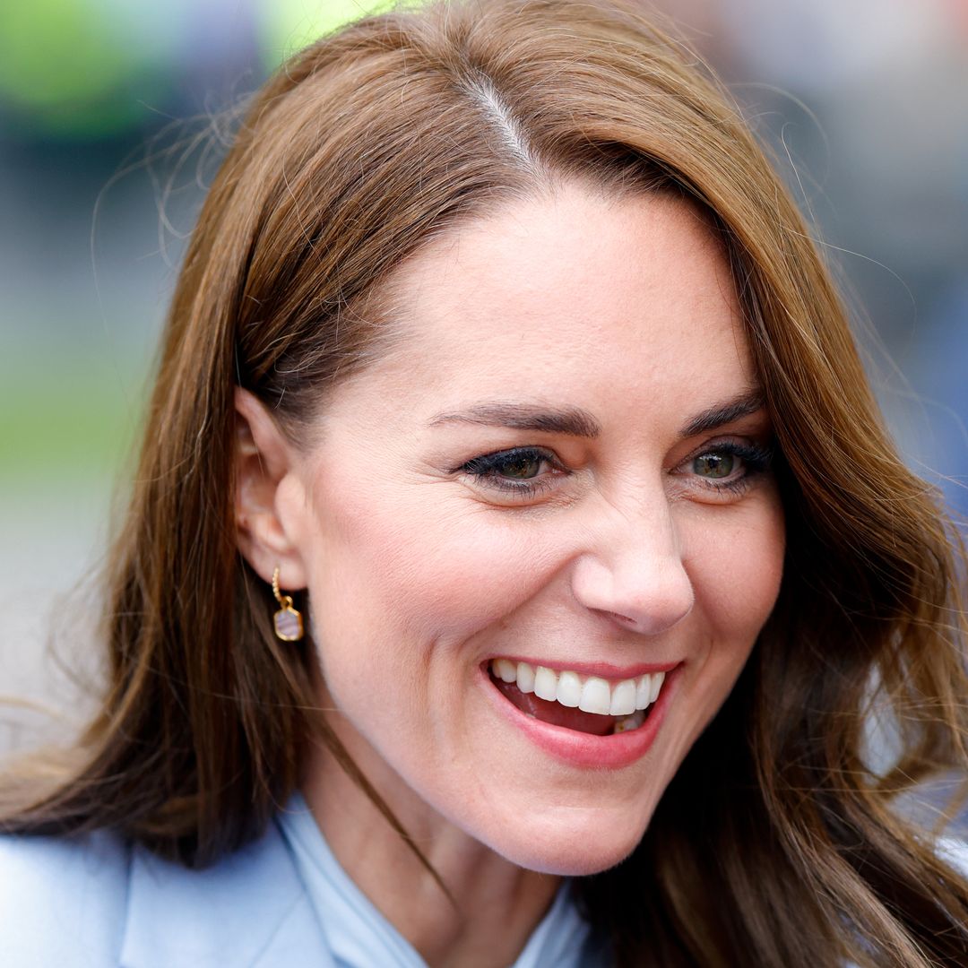 Princess Kate's Boden pink scallop-edged top is back - with a difference