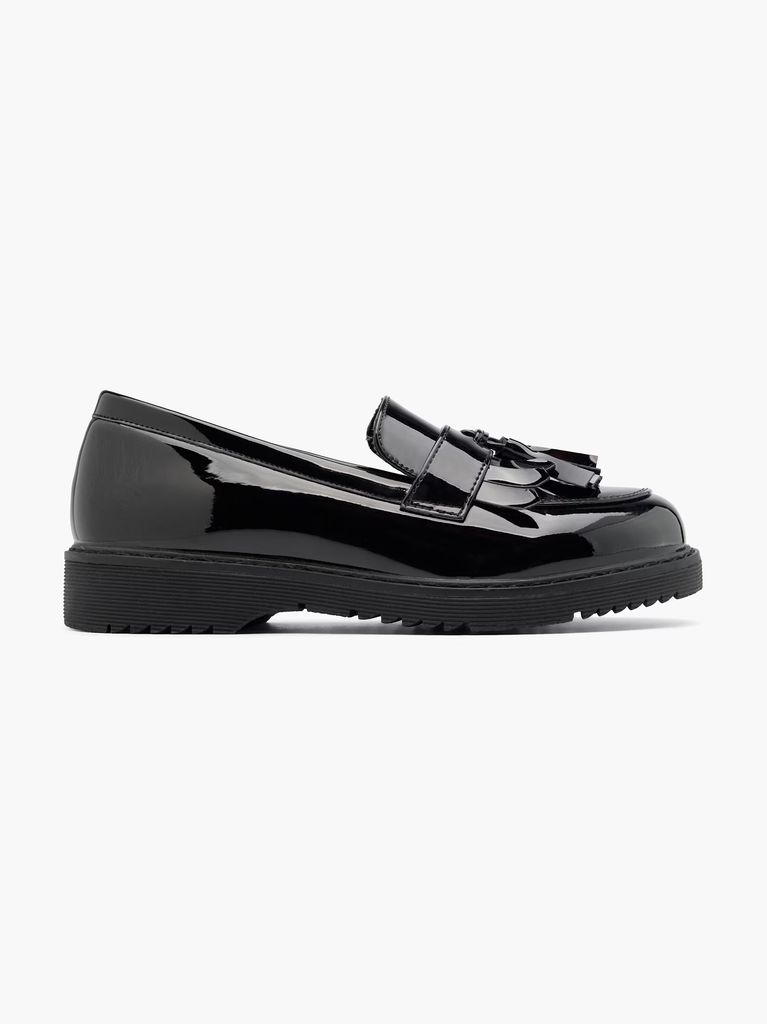 Black loafers