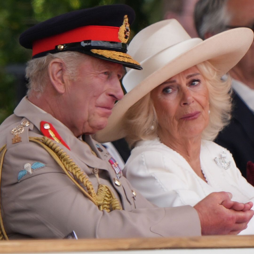 Queen Camilla moved to tears as war veteran salutes 'my brave King'