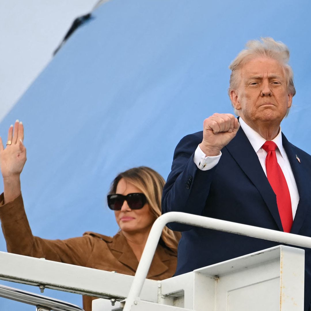 18 September: Donald and Melania Trump officially depart the UK after two-day stay, more