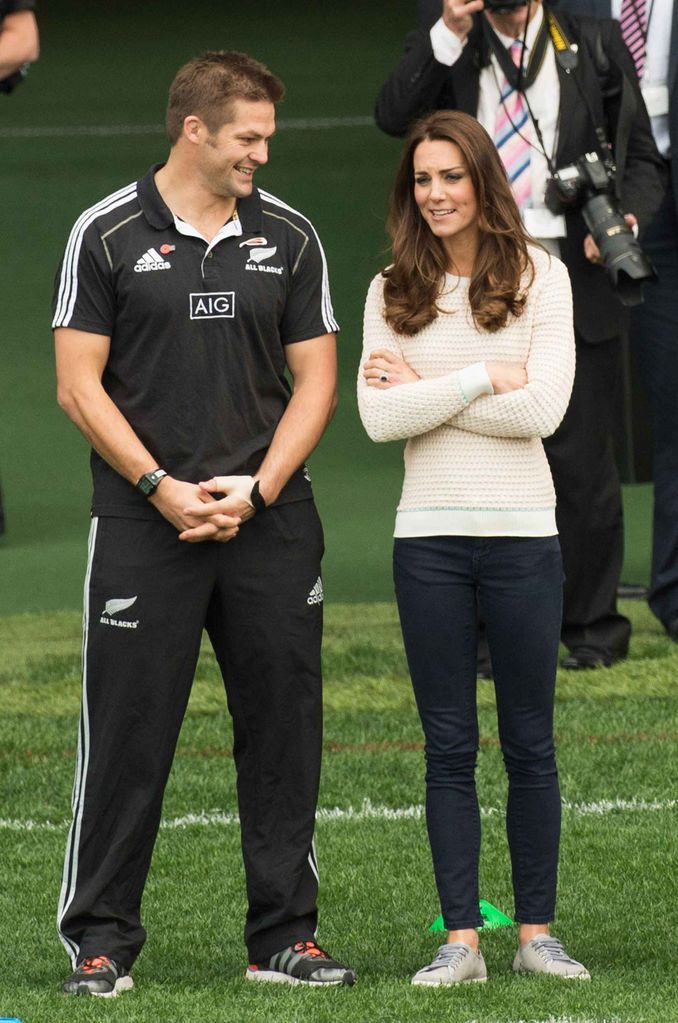 Princess Kate Mint Velvet sneakers