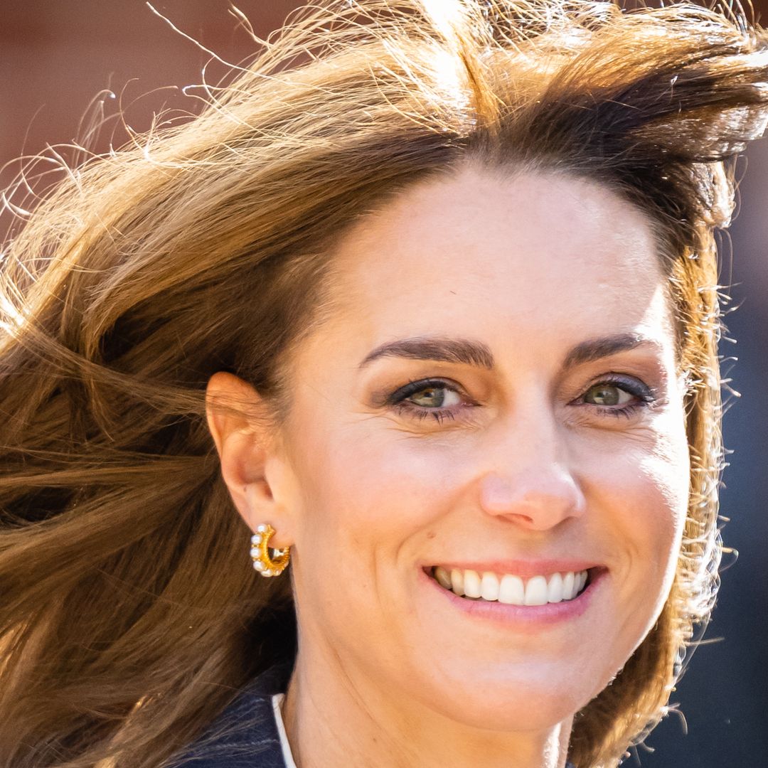 The Princess of Wales' ex stylist sits FROW at fashion week - wearing Kate's £540 shoes