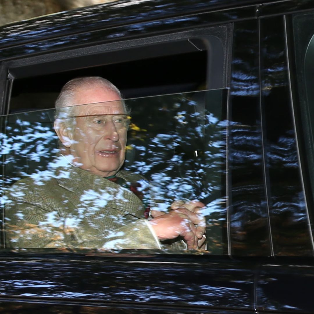 Charles and Camilla visit Princess Anne’s wedding venue