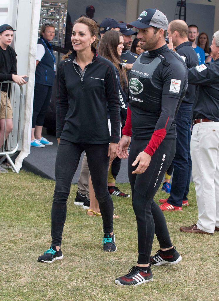 Princess Kate with Sir Ben Ainslie 2016